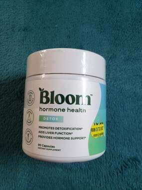 Bloom Nutrition Hormone Health Detox 90 Capsules Exp 2027 New Sealed Supplement